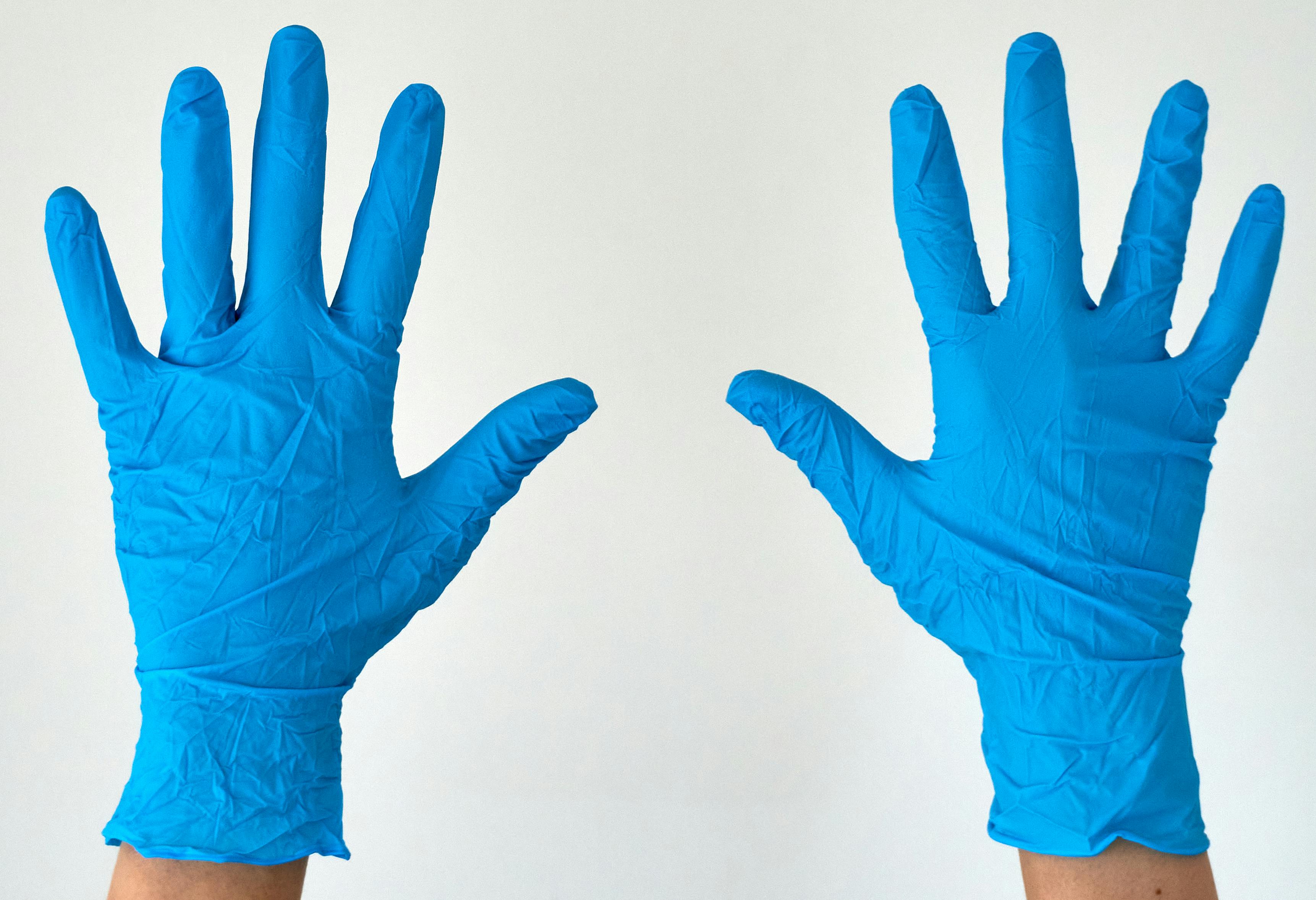 Einmalhandschuhe für hygienische Pflege